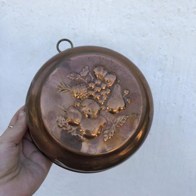 Форма для выпечки 16 см Фрукты медь