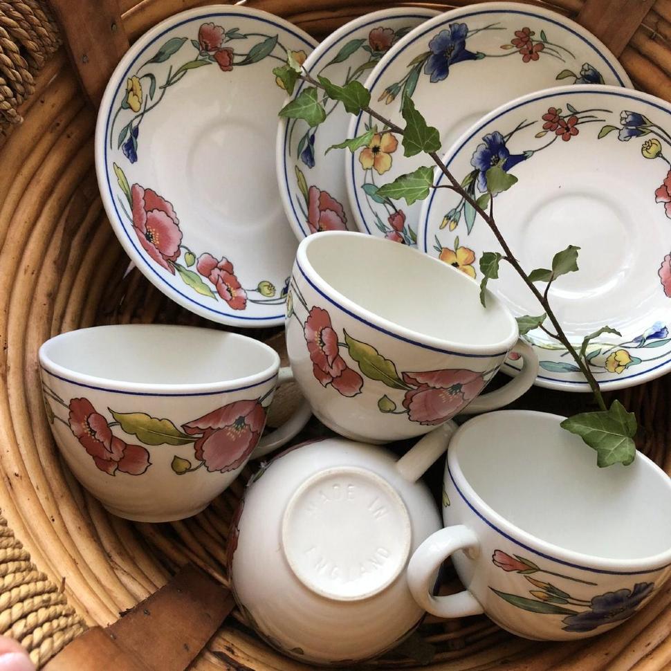 Чайная пара Альпийский луг Woods&Sons Англия