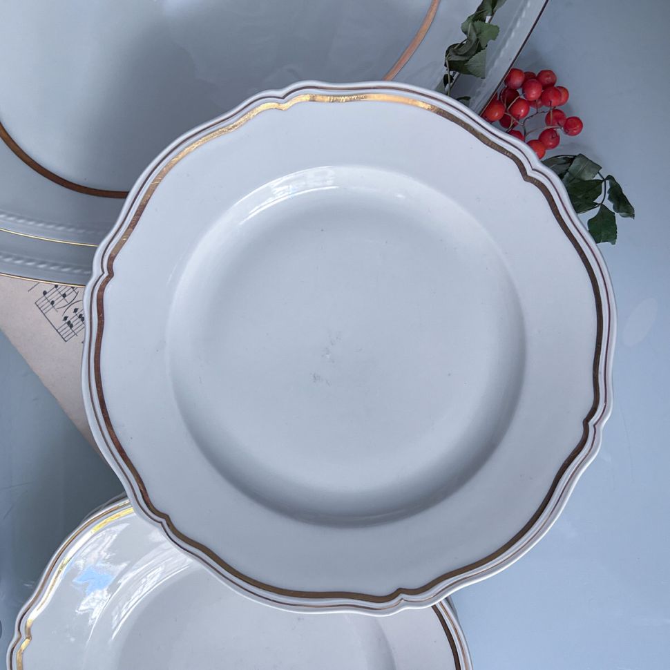 Тарелка Epiag DF 21 см фарфор золочение Чехия