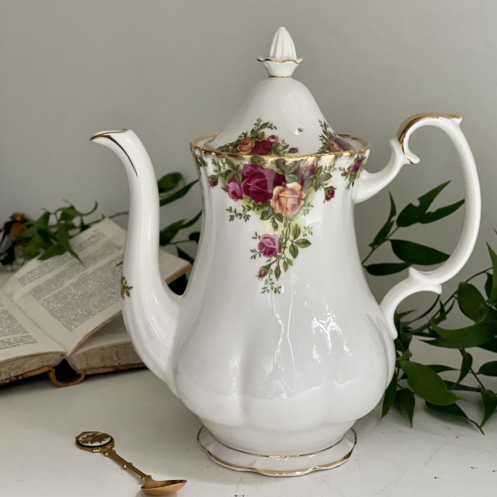 Кофейник Royal Albert 1962 г. Old Country Roses 1,4 л Англия