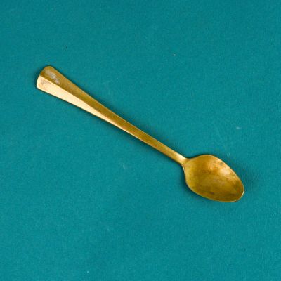 Ложка кофейная 11 см латунь