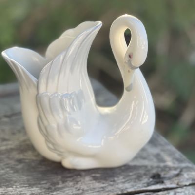 Ваза Лебедь малый 15 см Zaphir by Lladro фарфор Испания