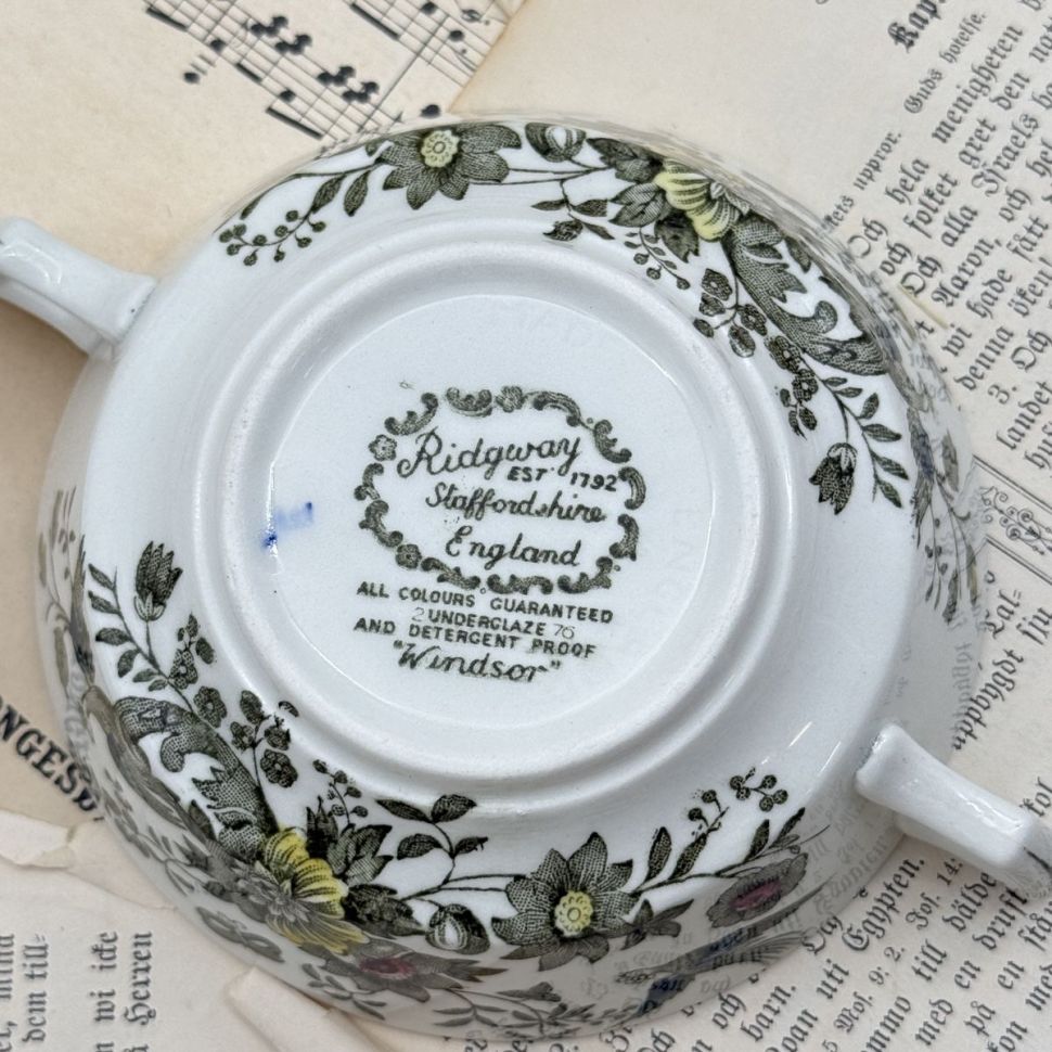 Бульонная пара Ridgway Staffordshire Windsor 250 мл Англия  