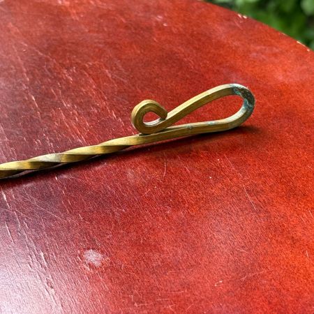 Тушитель гаситель для свечи 38 см латунь