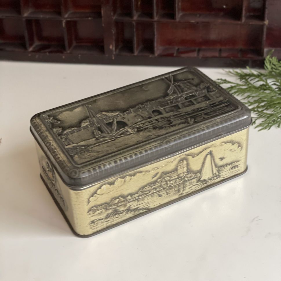 Коробка для печенья жестяная Голландия