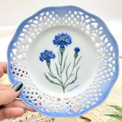 Тарелка Schumann Arzberg Tradition Centaurea Cyanus 19 см Бавария