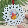 Подвес Звезда рождественский мотив 8 см Hutschenreuther Германия