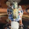 Ваза Дракон 23 см реплика Руанского фарфора 17 века Франция