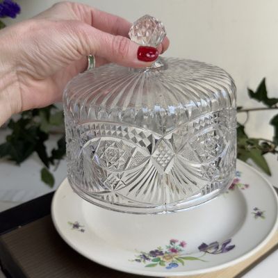 Клош 15 см хрустальное стекло