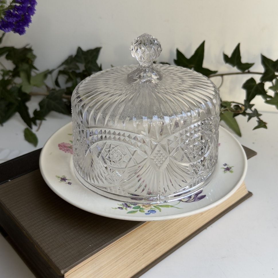 Клош 15 см хрустальное стекло