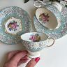 Кофейная пара Royal Albert Enchantment 125 мл Англия изъян