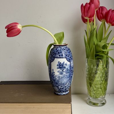 Ваза ВиллеройБох Flamand 16 см фарфор Германия 1900 г.г.