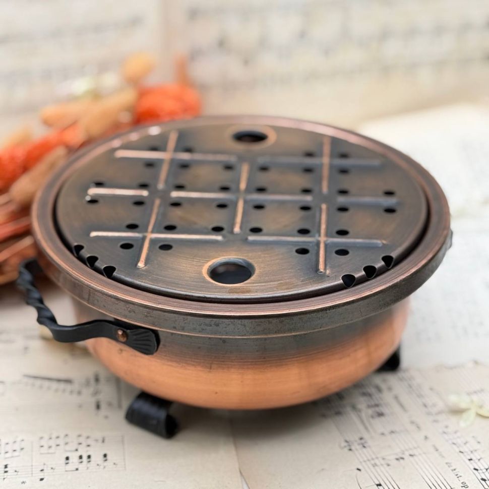 Подогреватель с витыми ручками 20 см 