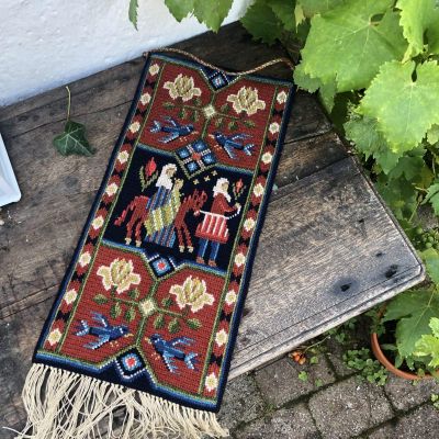 Панно сонетка на латунном держателе с подкладкой