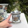 Банка с крышкой Delft 16 см керамика Голландия полихром