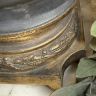 Масленая лампа 63 см латунь эмаль ручная роспись 