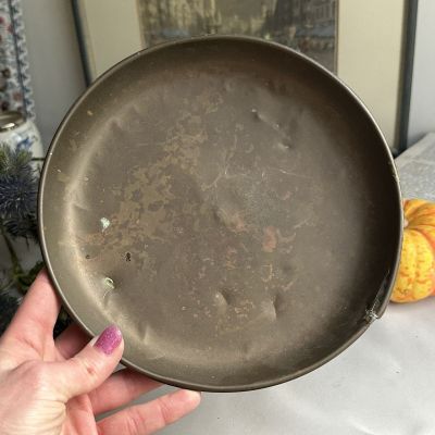 Чаша для весов 21 см латунь патина