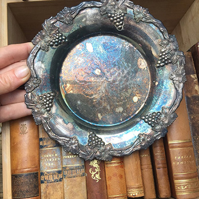 Блюдце подставка под бутылку вина