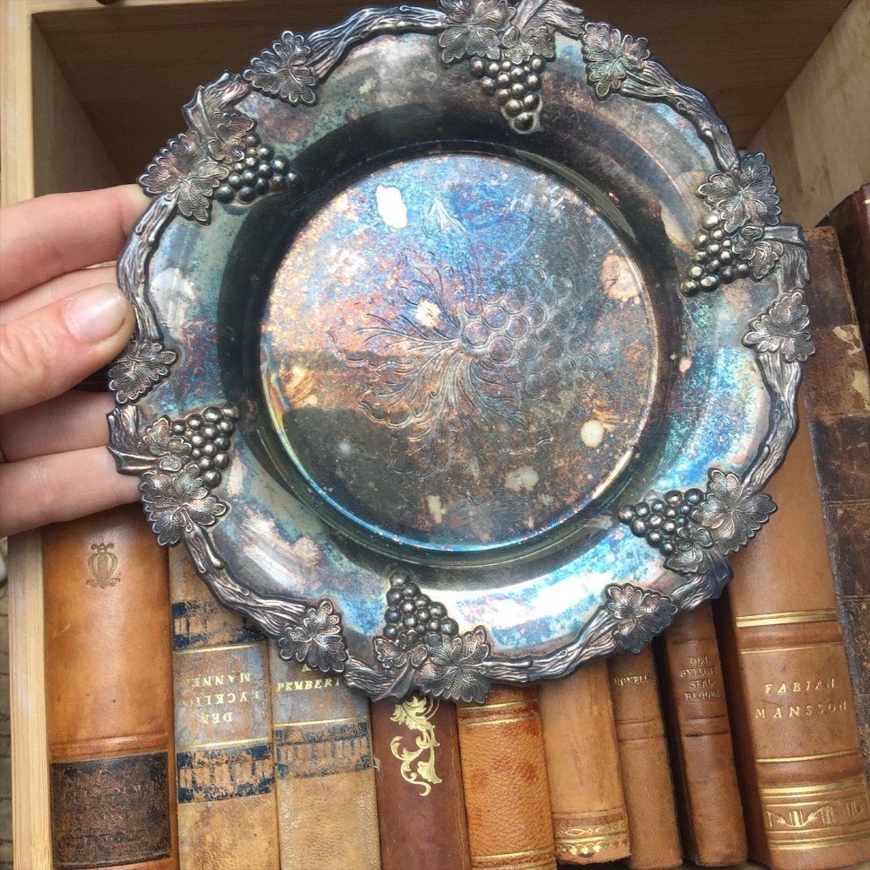 Блюдце подставка под бутылку вина 