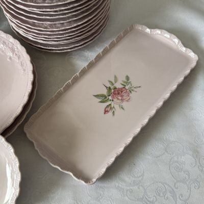 Блюдо для кекса Hutschenreuther Porcelain Rose 31 см Бавария