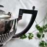 Чайник 1,1 л мельхиор серебрение Англия 50-е годы