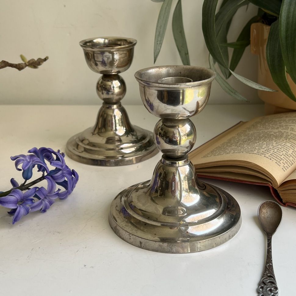 Подсвечник 12 см мельхиор