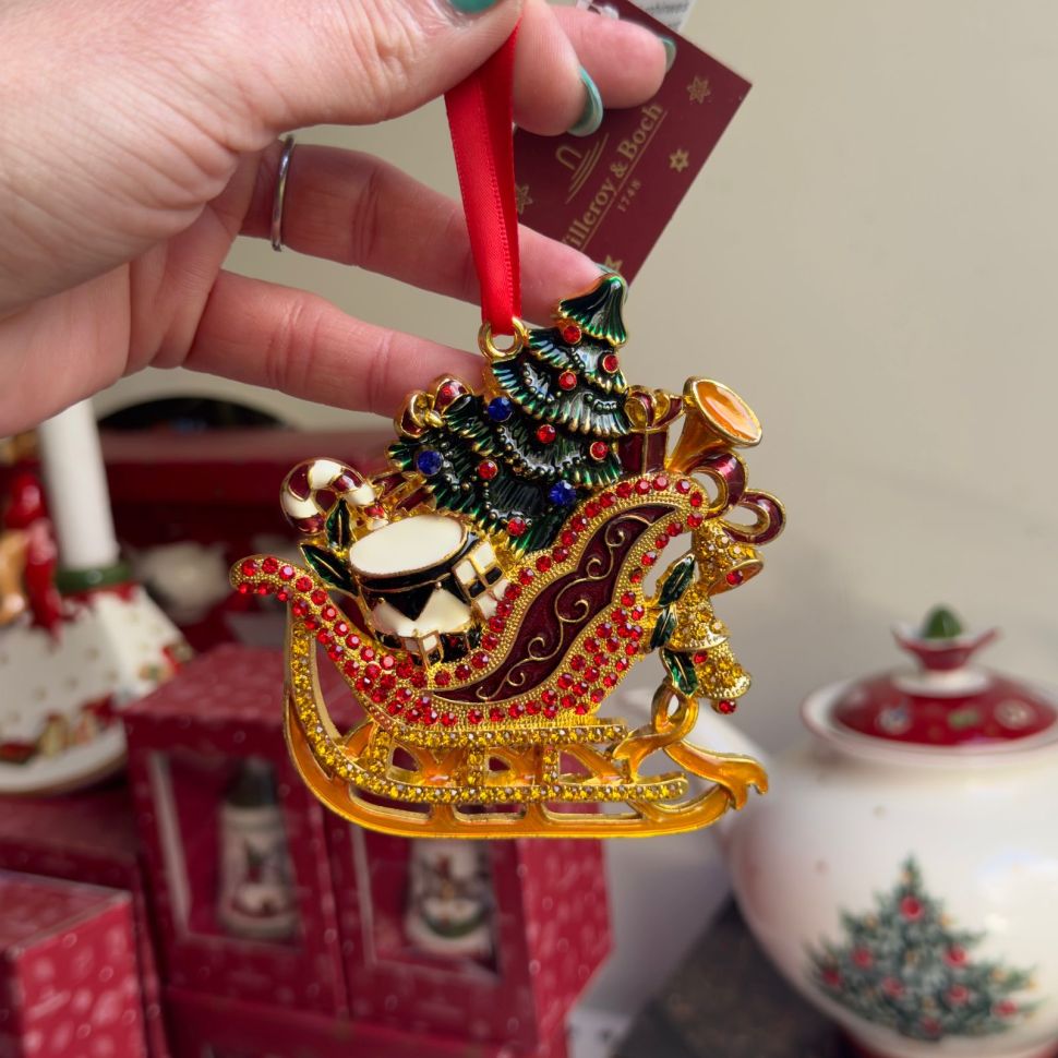 Подвес Сани ВиллеройБох Winter Collage 10 см