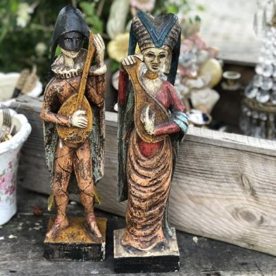 Статуэтка деревянная 2 шт Италия 35 см