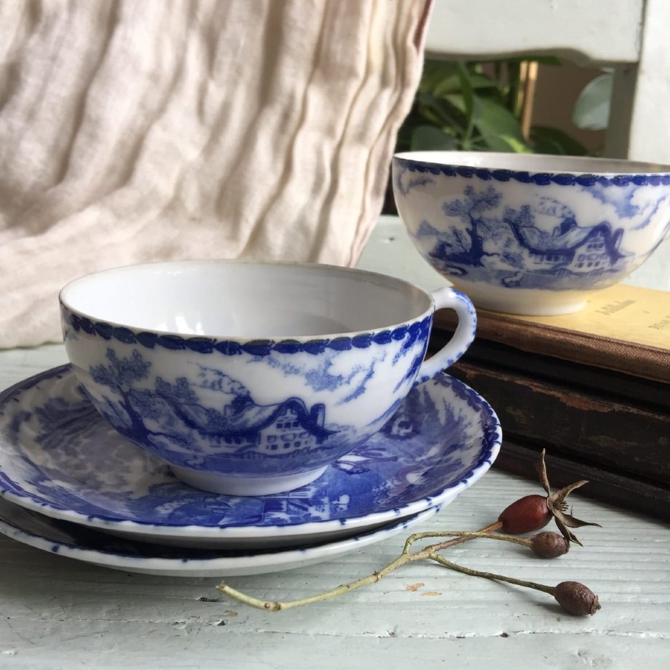 Кофейная пара «Сцены из жизни в деревне»