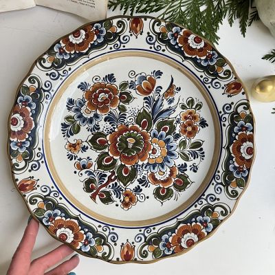 Тарелка Delft 30 см Голландия полихром