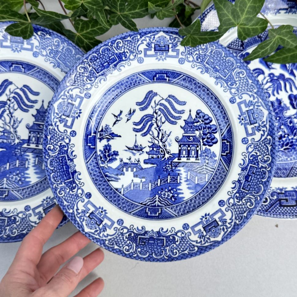 ​​Тарелка Old Willow English Ironstone Tableware 22 см Англия