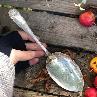 Лопатка для торта 22 см мельхиор