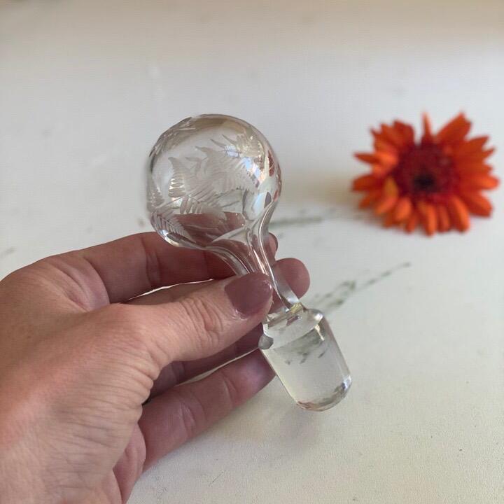 Пробка для графина 10 см хрусталь