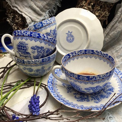Кофейная пара Deutschland Синяя