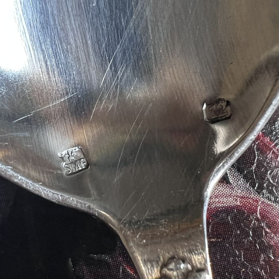 Ложка Чайная 15 см серебрение Франция