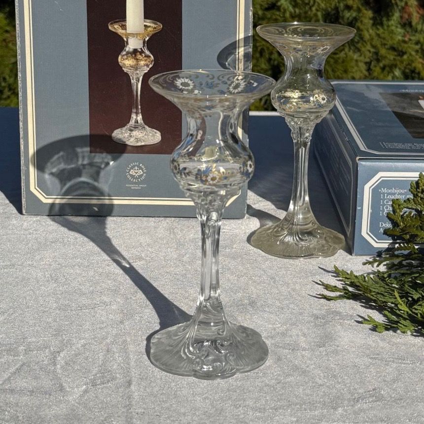 Подсвечник ваза Rosenthal Monbijou Цветы 16 см Германия