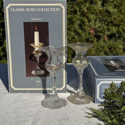 Подсвечник ваза Rosenthal Monbijou Цветы 16 см Германия 