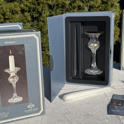 Подсвечник ваза Rosenthal Monbijou Цветы 16 см Германия 