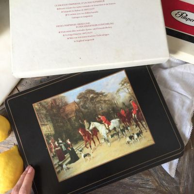 Подставка сет с конями набор 6 шт. Pimpernel