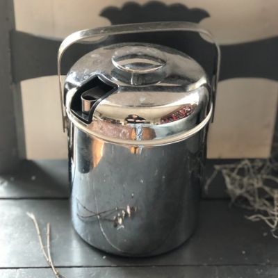 Термос ведро для льда 1,2 л металл пластик