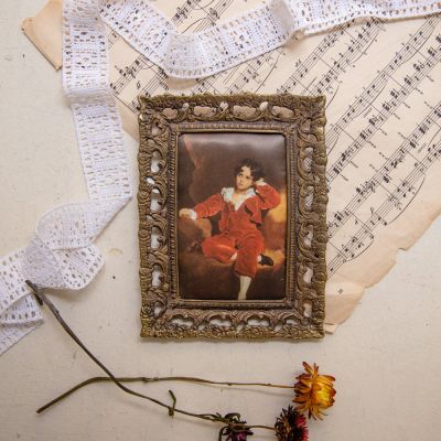 Шелкография в бронзе 14х19 см