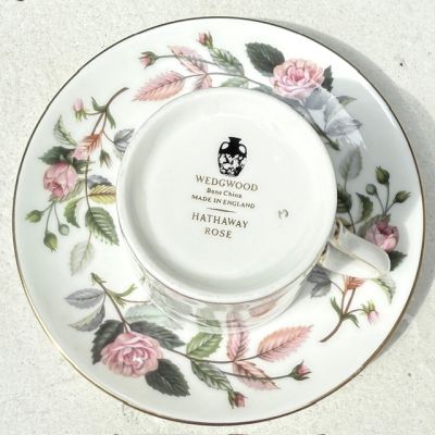Кофейная пара Wedgwood Hathaway Rose 100 мл Англия