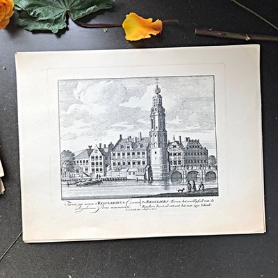 Репродукция гравюры Амстердам 1661 года  11