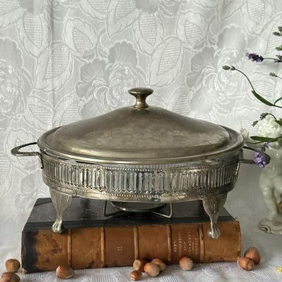 Мармит Marinex 35 см стекло сталь серебрение