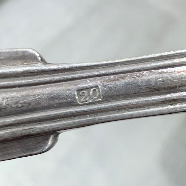 Ложка столовая 21 см серебрение 20 Франция