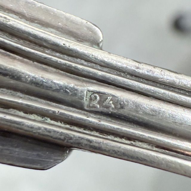 Ложка столовая 21 см серебрение 20 Франция