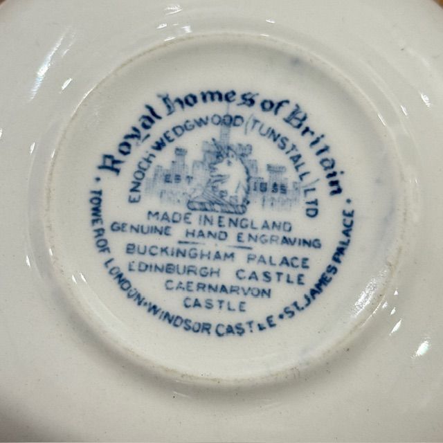 Блюдце розетка Enoch Wedgwood Royal Homes of Britain 11 см Англия