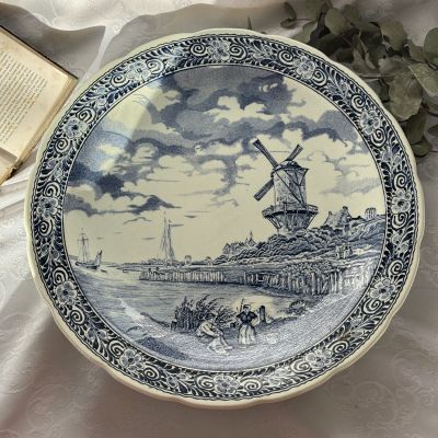 Тарелка блюдо Boch Delfts 40 см Бельгия  