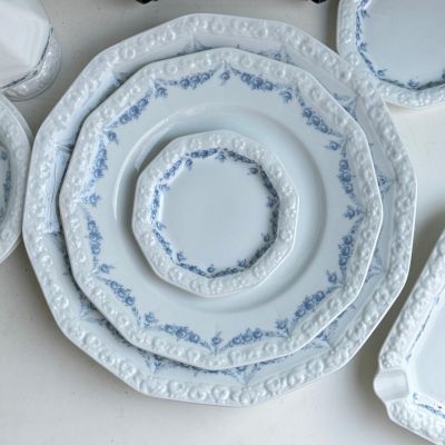 Тарелка Rosenthal Classic Rose голубые розы 22 см Германия