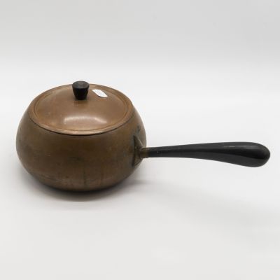 Ковш с крышкой 1,2л медь без лужения